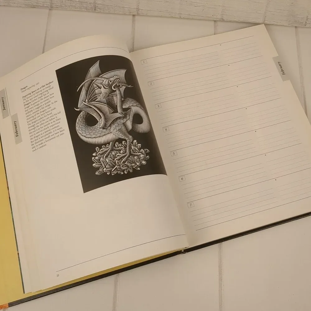 M. C. Escher Daybook & Journal Bruno Ernst 1995 Artbooks Good Condition Unused